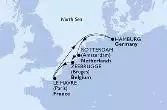 Le Havre,Hamburg,Rotterdam,Zeebrugge,Le Havre