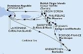 Bridgetown,Fort de France,St John s,Road Town,La Romana,Samana Bay,Virgin Gorda,Basseterre,Philipsburg,Catalina Island,La Romana,Catalina Island,Bridgetown