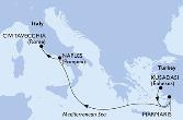 Kusadasi,Marmaris,Naples,Civitavecchia