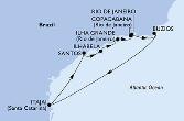 Itajai,Santos,Ilhabela,Ilha Grande,Copacabana,Copacabana,Rio de Janeiro,Buzios,Itajai