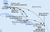 Miami,Philipsburg,Basseterre,Charlotte Amalie,Amber Cove,Miami,Nassau,Ocean Cay,Grand Turk Island,Miami