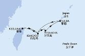 Keelung,Ishigaki,Miyako Is.,Naha,Ishigaki,Keelung
