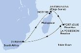 South Africa,Madagascar,Mauritius,Reunion
