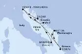 Italy,Croatia,Greece,Montenegro