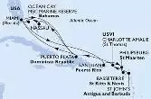 United States,Puerto Rico,Netherlands Antilles,Saint Kitts and Nevis,Antigua and Barbuda,Virgin Islands (U.S.),Dominican Republic,Bahamas