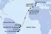 Rio de Janeiro,Buzios,Salvador,Maceio,Santa Cruz de Tenerife,Tangier,Barcelona