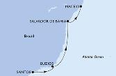 Santos,Buzios,Salvador,Maceio