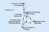 Martinique,Guadeloupe,Saint Lucia,Barbados,Saint Vincent & The Grenadines,Grenada