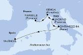 Marseille,Genoa,Livorno,Civitavecchia,Valencia