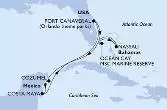 Port Canaveral,Ocean Cay,Nassau,Cozumel,Costa Maya,Port Canaveral