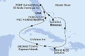 Port Canaveral,Ocean Cay,George Town,Ocho Rios,Nassau,Port Canaveral