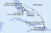 Port Canaveral,Nassau,Ocean Cay,Port Canaveral,Ocean Cay,Nassau,Puerto Plata,Grand Turk Island,Port Canaveral