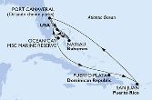 Port Canaveral,Nassau,Ocean Cay,Puerto Plata,San Juan,Port Canaveral,Nassau,Ocean Cay,Ocean Cay,Port Canaveral