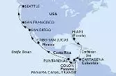 Miami,Cartagena,Colon,CTB-Panama Canal,BLB-Panam Canal,Puntarenas,Cabo San Lucas,San Diego,San Francisco,Seattle