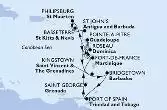 Fort de France,Pointe-a-Pitre,Kingstown,Bridgetown,Port of Spain,Saint George,Fort de France,Pointe-a-Pitre,Roseau,Philipsburg,Basseterre,St John s,Fort de France