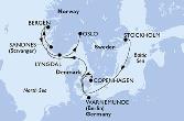 Stockholm,Copenhagen,Warnemunde,Sandnes,Bergen,Lyngdal,Oslo
