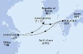 Shanghai,Gangjeong,Fukuoka,Shanghai