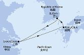 Shanghai,Fukuoka,Busan,Shanghai
