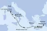 Marmaris,Santorini,Naples,Civitavecchia,Santorini,Marmaris