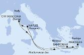 Marmaris,Naples,Civitavecchia,Santorini,Marmaris