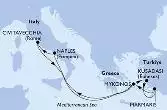 Marmaris,Mykonos,Naples,Civitavecchia,Mykonos,Kusadasi,Marmaris