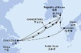 Shanghai,Gangjeong,Busan,Sasebo,Shanghai,Gangjeong,Busan,Shanghai