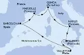 Palermo,Valletta,Barcelona,Marseille,Genoa,Naples,Palermo