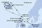 Hamburg,Kirkwall,Seydisfjordur,Akureyri,Isafjordur,Reykjavik,Invergordon,South Queensferry,Hamburg