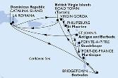 La Romana,Catalina Island,Bridgetown,Fort de France,Pointe-a-Pitre,Road Town,La Romana,Catalina Island,Virgin Gorda,Philipsburg,Fort de France,St John s,La Romana
