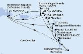 La Romana,Catalina Island,Virgin Gorda,Philipsburg,Fort de France,St John s,La Romana,Catalina Island,Bridgetown,Fort de France,Pointe-a-Pitre,Road Town,La Romana