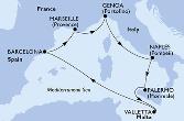 Valletta,Barcelona,Marseille,Genoa,Naples,Palermo,Valletta