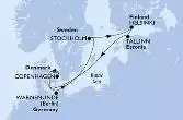 Warnemunde,Stockholm,Helsinki,Tallinn,Copenhagen,Warnemunde