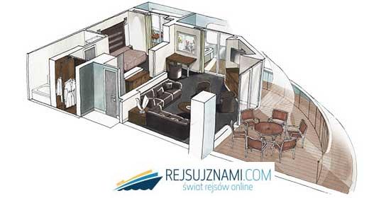 mapp MSC Yacht Club Royal Suite mapp MSC Yacht Club Royal Suite