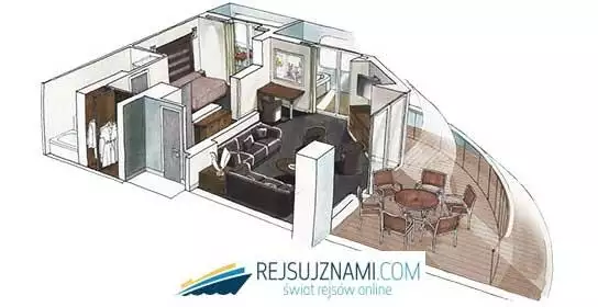 mapp MSC Yacht Club Royal Suite mapp MSC Yacht Club Royal Suite