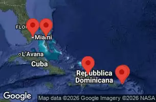 NORWEGIAN AQUA - trasa 7 nocy podróż z: MIAMI, FL w dniu 31/01/2027 -  FLORIDA, DOMINICAN REPUBLIC, VIRGIN ISLANDS, BRITISH VIRGIN ISLANDS, BAHAMAS