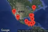  CALIFORNIA, MEXICO, GUATEMALA, COSTA RICA, PANAMA, CARTAGENA  COLOMBIA, JAMAICA, BAHAMAS, FLORIDA, NEW YORK