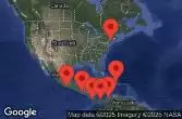  NEW YORK, DOMINICAN REPUBLIC, CARTAGENA  COLOMBIA, PANAMA, COSTA RICA, GUATEMALA, MEXICO, CALIFORNIA