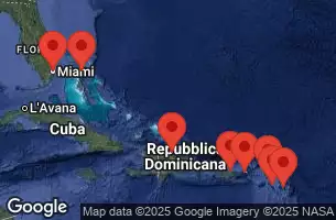 NORWEGIAN GETAWAY - trasa 10 nocy podróż z: MIAMI, FL w dniu 20/02/2026 -  FLORIDA, DOMINICAN REPUBLIC, VIRGIN ISLANDS, ST  JOHNS  ANTIGUA, NETHERLAND ANTILLES, SAINT KITTS - NEVIS, PUERTO RICO, BAHAMAS