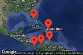  FLORIDA, DOMINICAN REPUBLIC, ARUBA, CARTAGENA  COLOMBIA, PANAMA