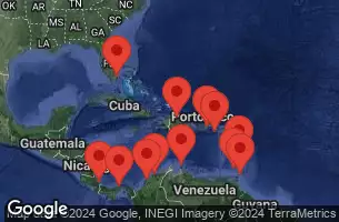 FLORIDA, DOMINICAN REPUBLIC, PUERTO RICO, VIRGIN ISLANDS, SAINT LUCIA, TRINIDAD AND TOBAGO, ST  GEORGES  GRENADA, ARUBA, COLOMBIA, CARTAGENA  COLOMBIA, PANAMA, COSTA RICA