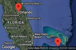 NORWEGIAN PRIMA - trasa 4 nocy podróż z: ORLANDO-BEACHES-PORT CANAVERAL, FL w dniu 08/11/2026 -  FLORIDA, BAHAMAS