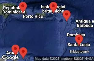 NORWEGIAN SKY - trasa 7 nocy podróż z: PUNTA CANA (LA ROMANA), DOMINICAN REPUBLIC w dniu 30/03/2026 -  DOMINICAN REPUBLIC, ARUBA, NETHERLAND ANTILLES, SAINT LUCIA, SAINT KITTS - NEVIS, BRITISH VIRGIN ISLANDS