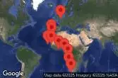  SOUTH AFRICA, NAMIBIA, ANGOLA, SAO TOME AND PRINCIPE, COTE D'IVOIRE, SENEGAL, CAPE VERDE, SPAIN, PORTUGAL, GREAT BRITAIN