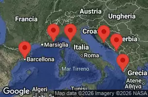 NORWEGIAN VIVA - trasa 9 nocy podróż z: BARCELONA, SPAIN w dniu 24/06/2026 -  SPAIN, FRANCE, ITALY, GREECE, MONTENEGRO, CROATIA