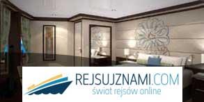 Kabina typu Owner‘s Suite z wielkim balkonem Kabina typu Owner‘s Suite z wielkim balkonem