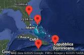 PORT CANAVERAL, FLORIDA, CRUISING, LABADEE, HAITI, FALMOUTH, JAMAICA, PERFECT DAY COCOCAY, BAHAMAS