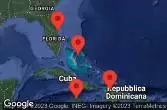 PORT CANAVERAL, FLORIDA, CRUISING, LABADEE, HAITI, FALMOUTH, JAMAICA, NASSAU, BAHAMAS