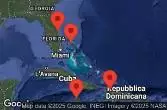 PORT CANAVERAL, FLORIDA, CRUISING, LABADEE, HAITI, FALMOUTH, JAMAICA, GRAND BAHAMA ISLAND