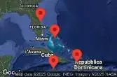 PORT CANAVERAL, FLORIDA, NASSAU, BAHAMAS, CRUISING, FALMOUTH, JAMAICA, LABADEE, HAITI