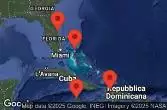 PORT CANAVERAL, FLORIDA, CRUISING, LABADEE, HAITI, FALMOUTH, JAMAICA, PERFECT DAY COCOCAY, BAHAMAS